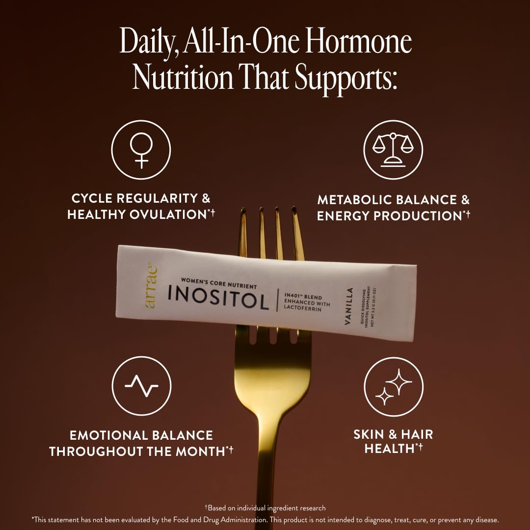 Arrae Inositol Supplement for Women Powder 8 Sticks