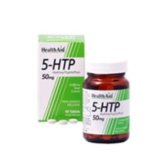 HealthAid 5-HTP 50mg Prolonged Release Tablets 60 Tablets