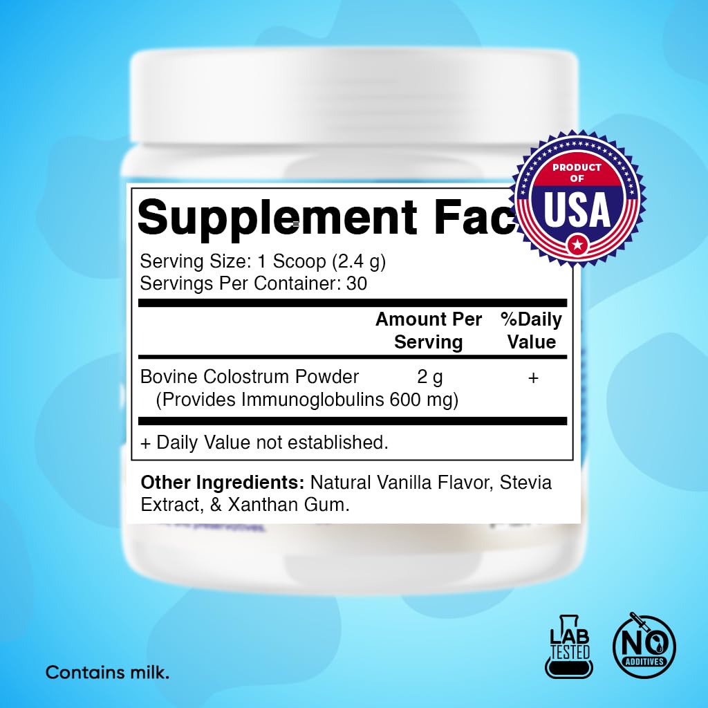 Vitamatic Bovine Colostrum 30% IgG Powder 2.32 oz