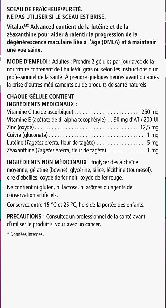 Vitalux Advanced Soft Gels Capsule 90 Count
