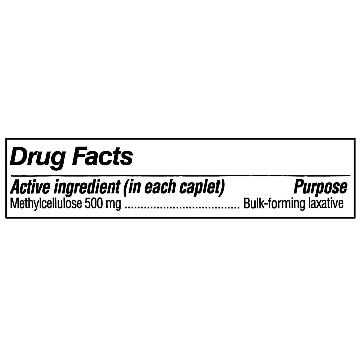 BASKETGOODS Fiber Therapy Methylcellulose 500mg Caplets 100