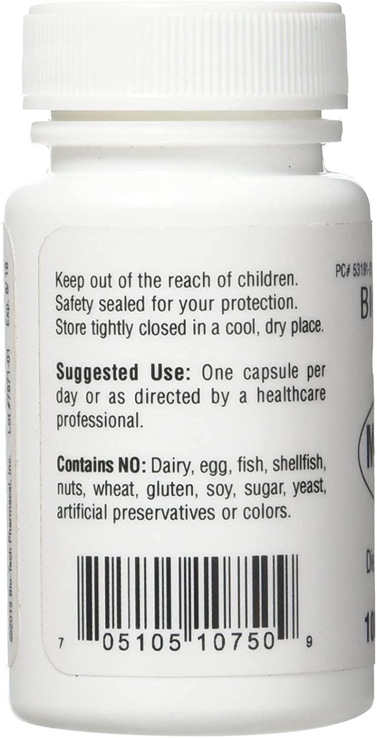 Bio-Tech Pharmacal Melatonin 5 mg Capsule, 100 Count