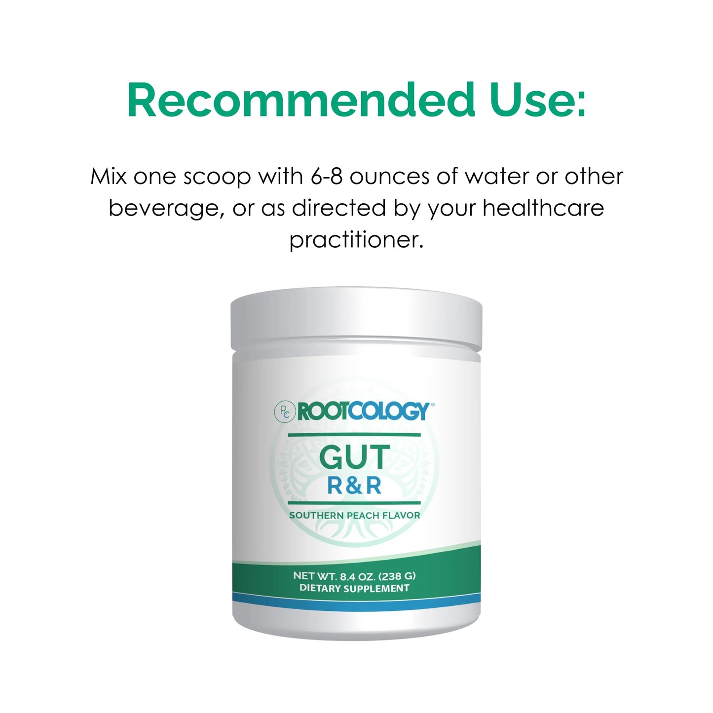Rootcology Gut R&R Licorice Root Herbal Supplement Powder 8.4 oz
