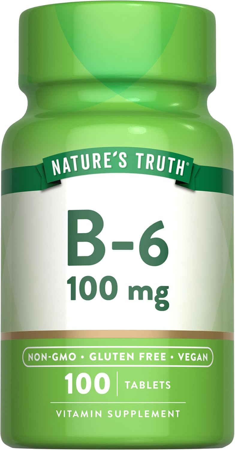 Nature's Truth Vitamin B-6 100 mg, 100 Tablets