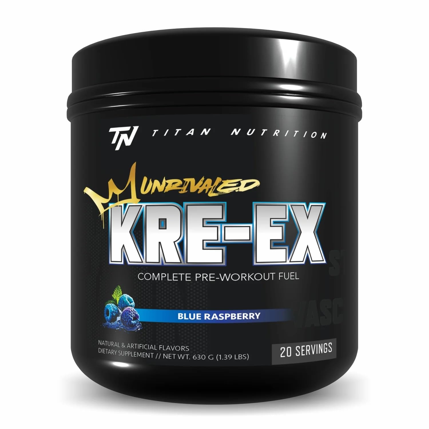 Titan Nutrition Kre-Ex Unrivaled Pre-Workout Powder 23 Servings