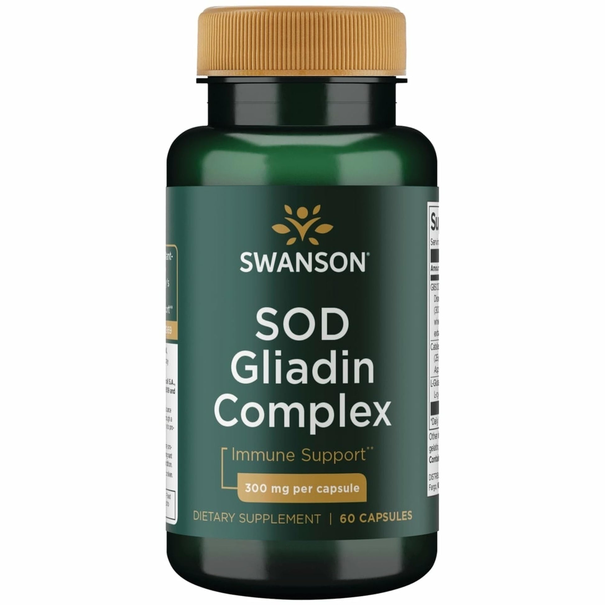 Swanson SOD Gliadin Complex - Glisodin 60 Capsules