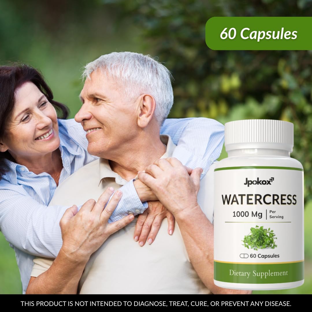 Jpokox Watercress 1000mg Capsules 60 Count