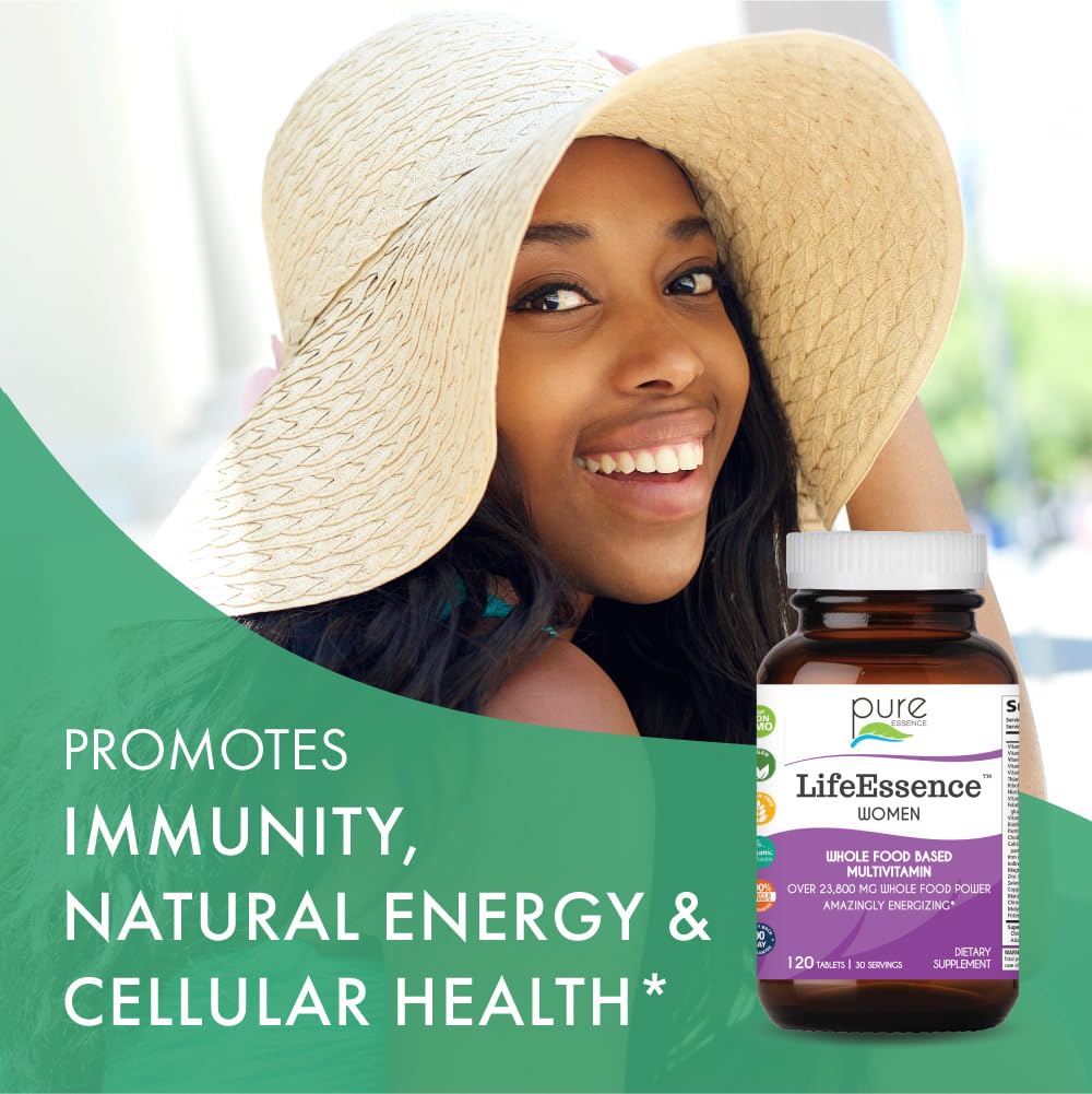 PURE ESSENCE LABS LifeEssence Women's Formula - World's Most Energetic Multiple - The Master Multiple Tablet 120
