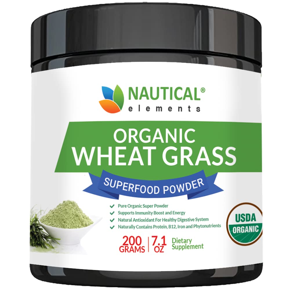 Nautical Elements Wheatgrass Powder 7 Ounces
