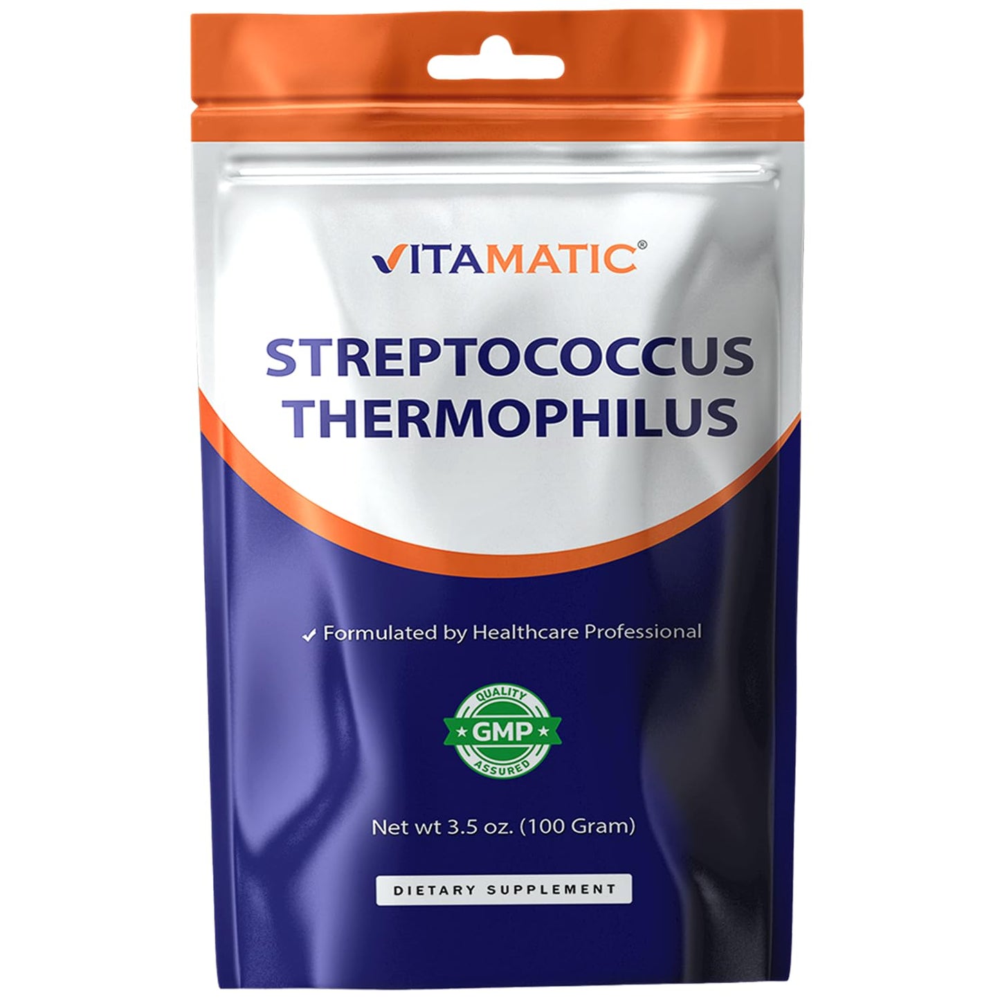 Vitamatic Streptococcus Thermophilus Probiotic Powder, 3.5 Ounce