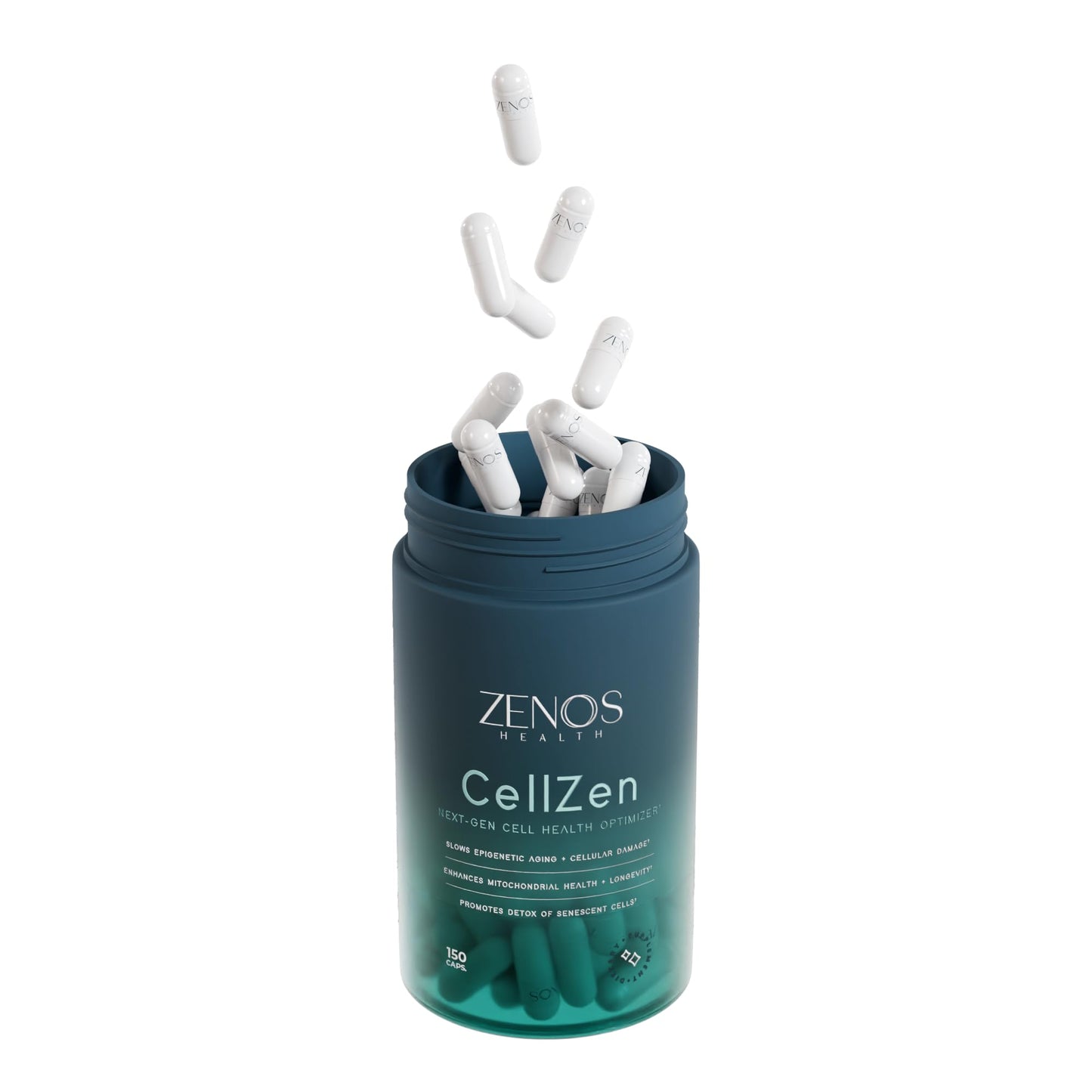 Zenos Health CellZen NAC 1000mg N-Acetyl Cysteine Supplement, 150 Capsules