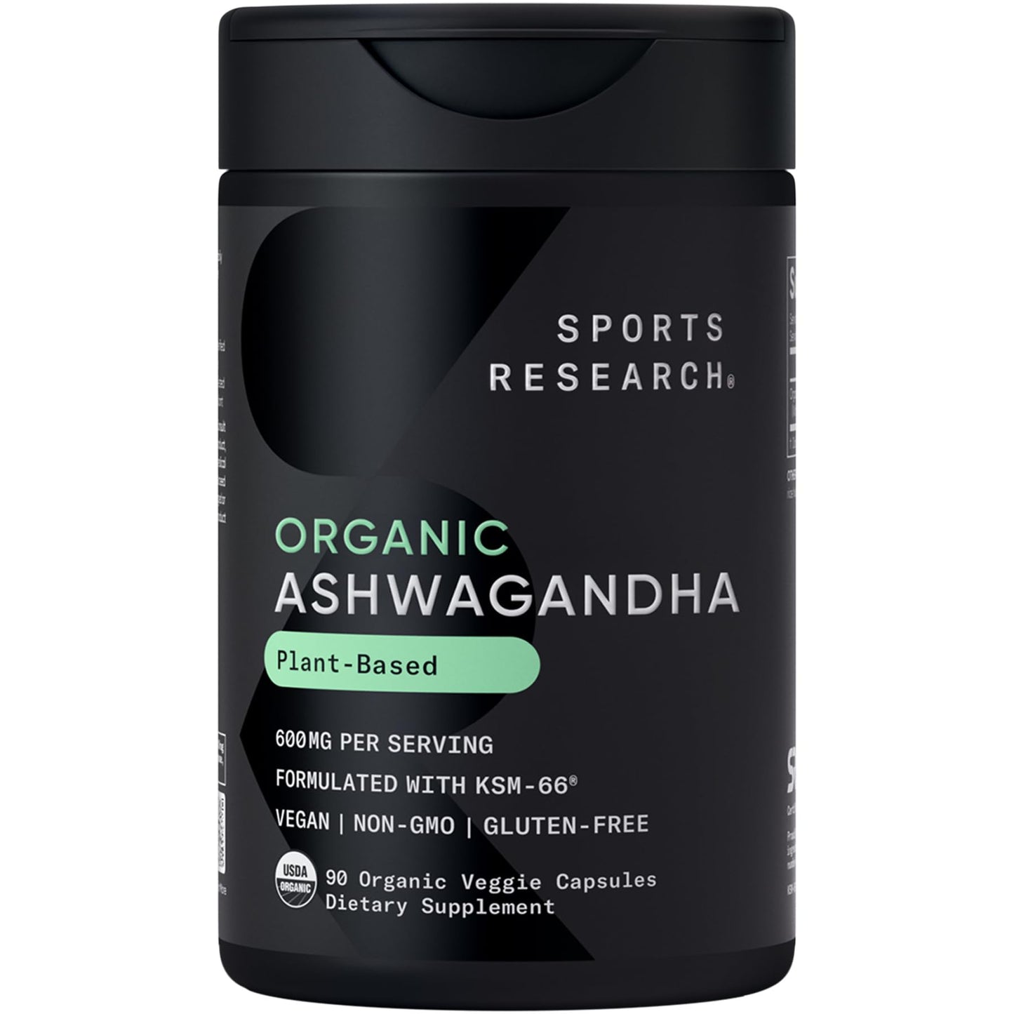 Sports Research Sleep Pack Organic Ashwagandha Adaptogen for Relaxation, Calm & Sleep Support 600 mg + Sleep Complex Melatonin-Free Capsules, 150