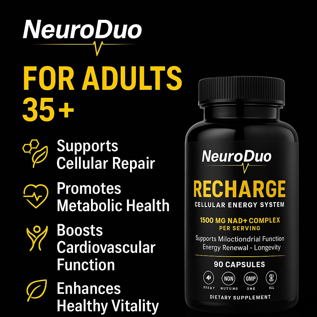 NeuroDuo Recharge NAD+ Resveratrol Complex Capsule 90 Count