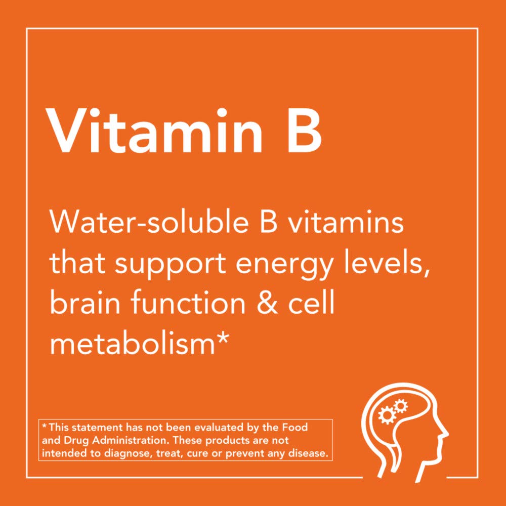 NOW Foods Vitamin B-6 100mg Capsules, 500 Count