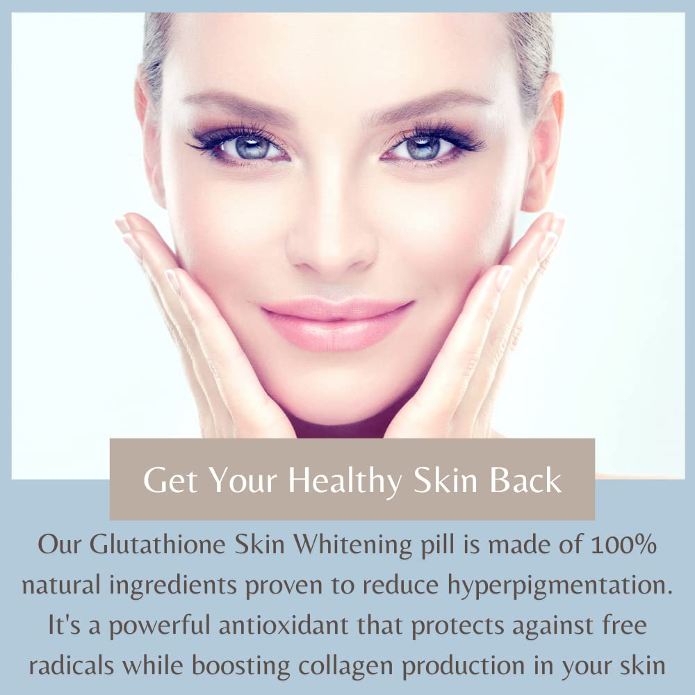 KUR Live Simply Glutathione Whitening Pills Capsule, 90 Count