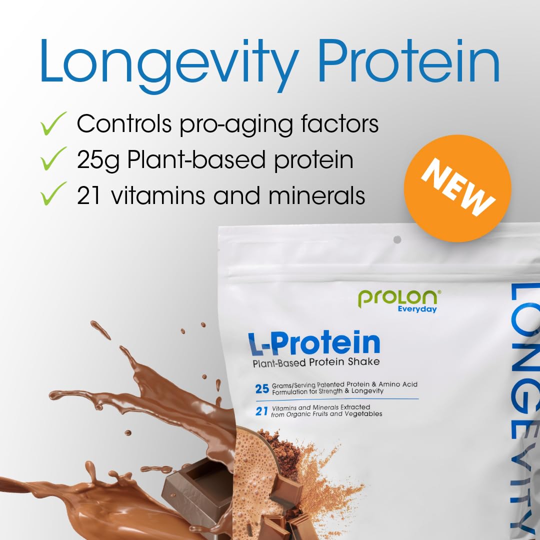 Prolon Longevity Plant Based Protein Powder Protein Powder 12 Packets