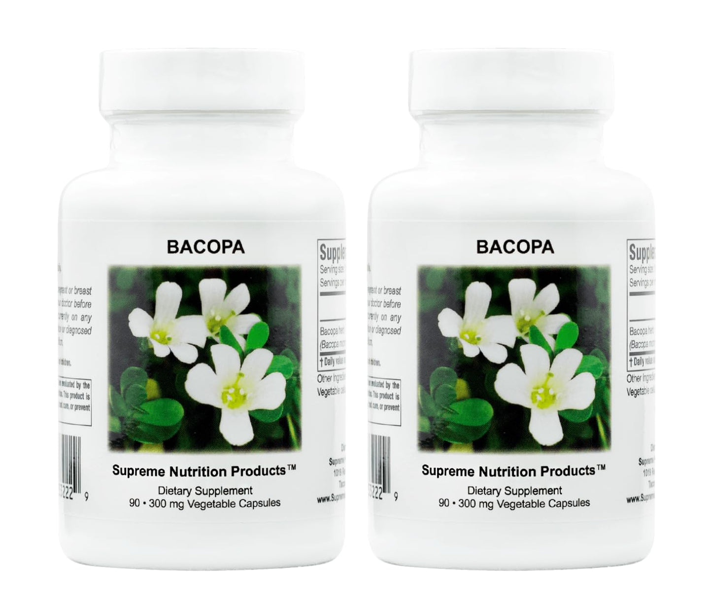 Supreme Nutrition Products Bacopa 180 Capsules