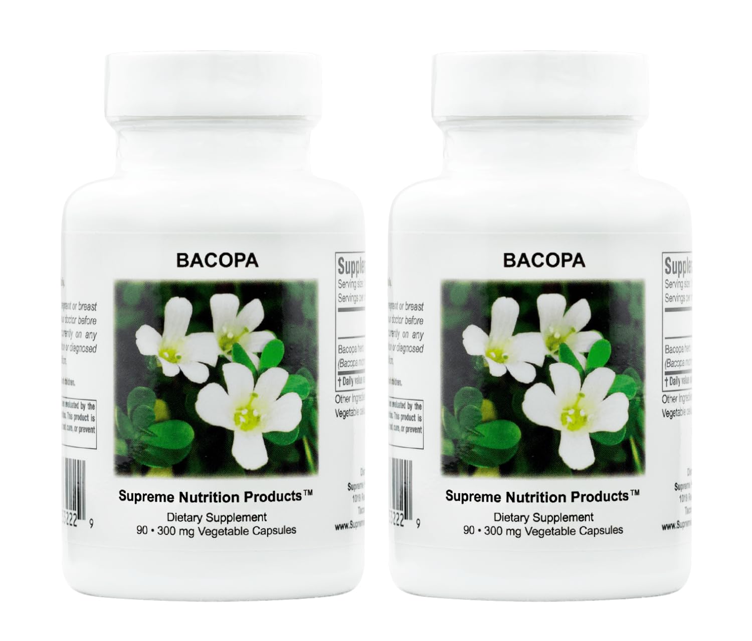 Supreme Nutrition Products Bacopa 180 Capsules