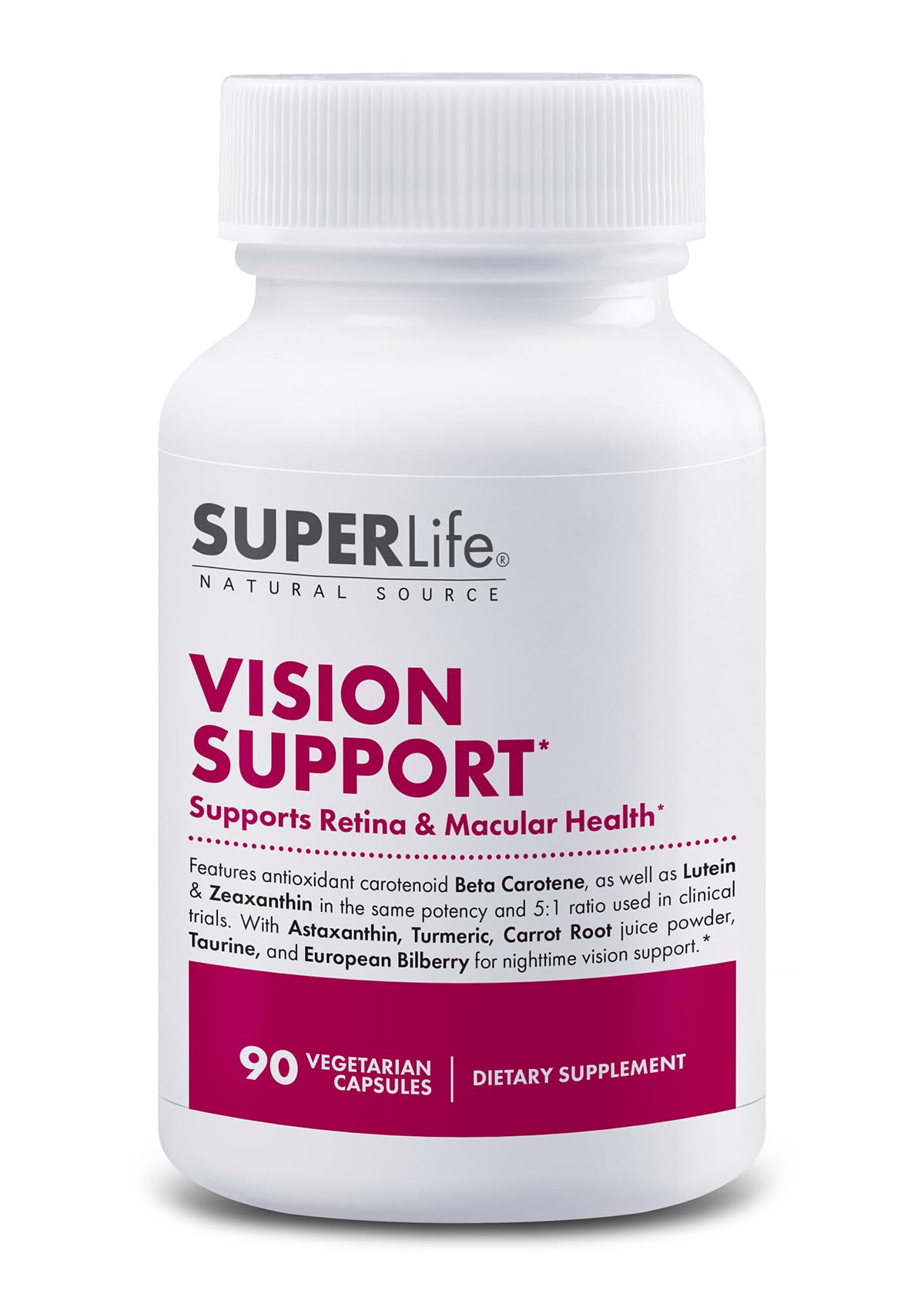 Fresh Start Vision Support with Lutein, Zeaxanthin, Bilberry & Astaxanthin – 90 Capsules