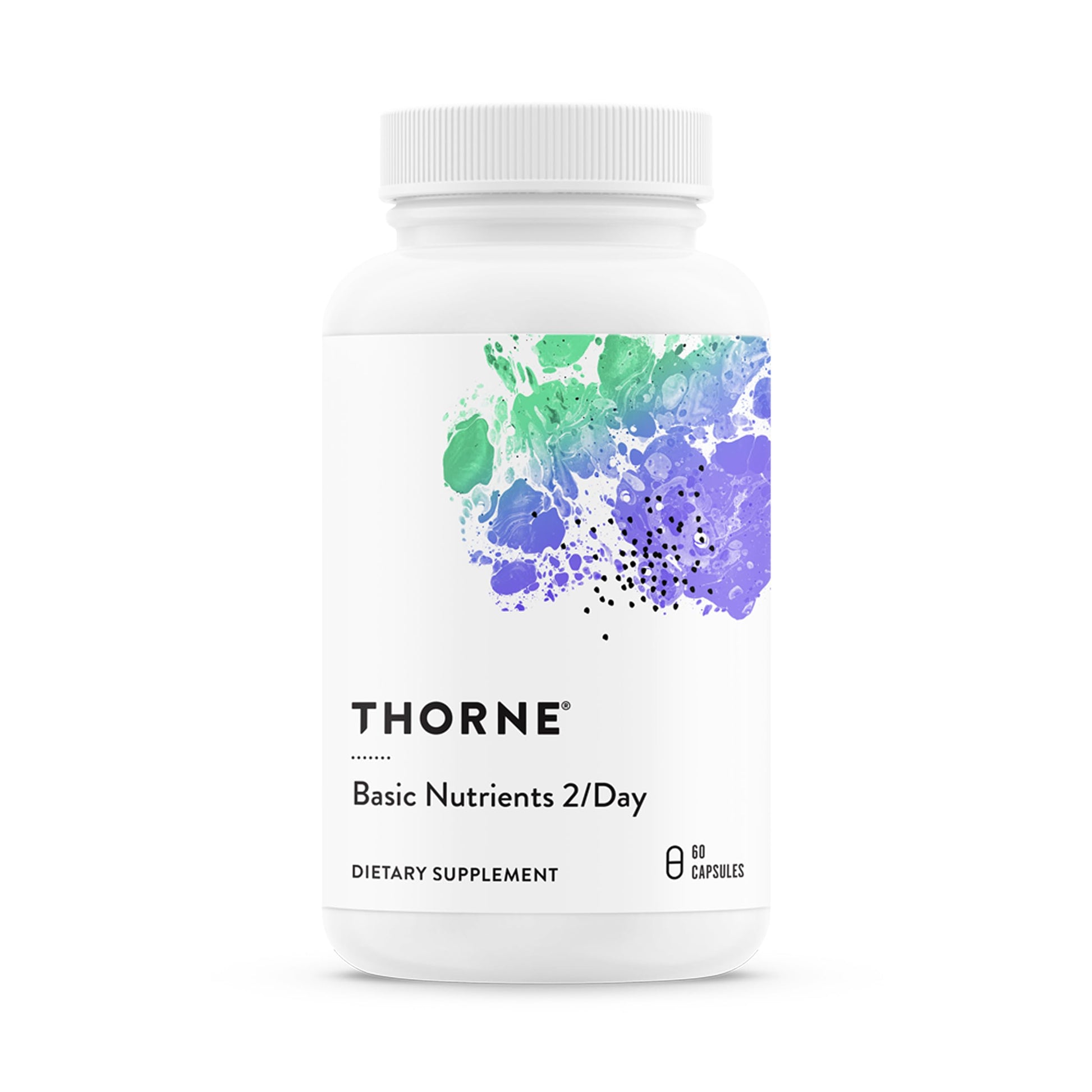Thorne Basic Nutrients 2/Day Vitamin & Mineral Formula Capsule, 60 Count