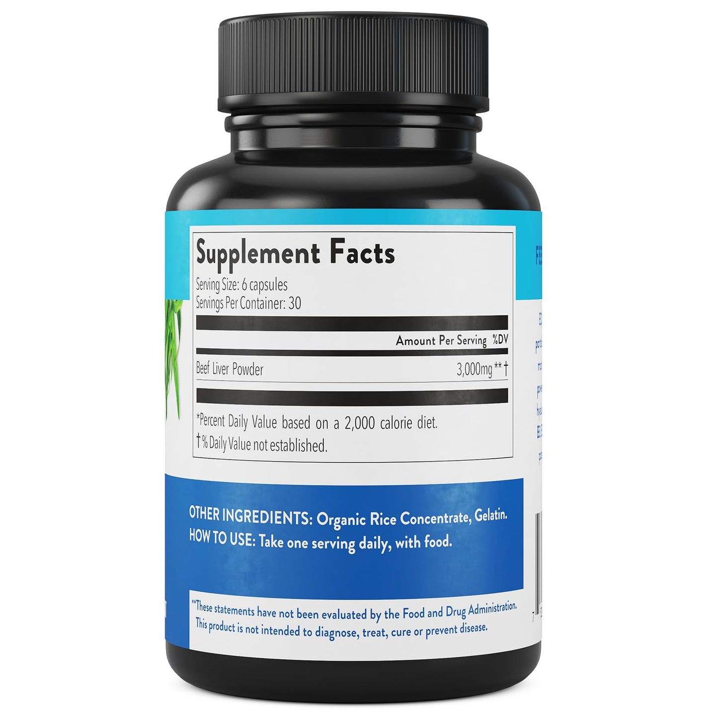Equip Grass-Fed Beef Liver Desiccated Supplement Capsule 180 Count