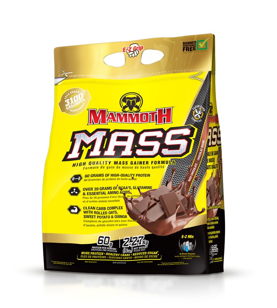 Mammoth Mass Weight Gainer Powder 240 Servings