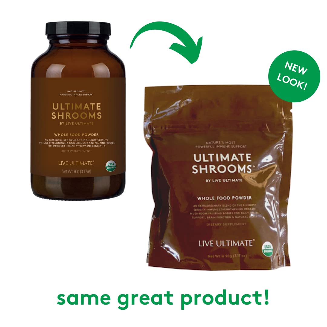 Live Ultimate Ultimate Shrooms Powder 3.17 oz