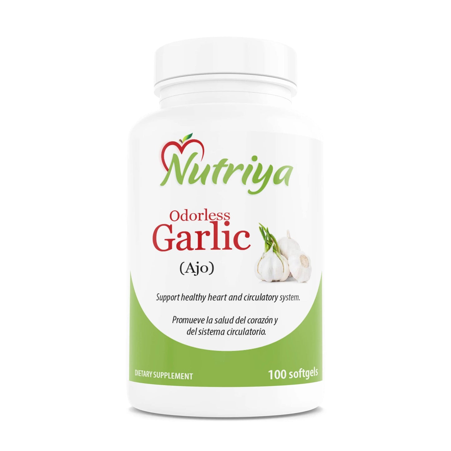 Nutriya Odorless Garlic (AJO) Softgels 100