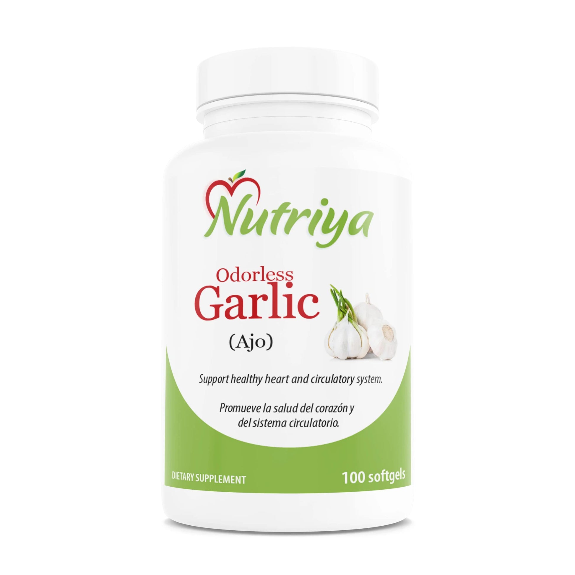 Nutriya Odorless Garlic (AJO) Softgels 100