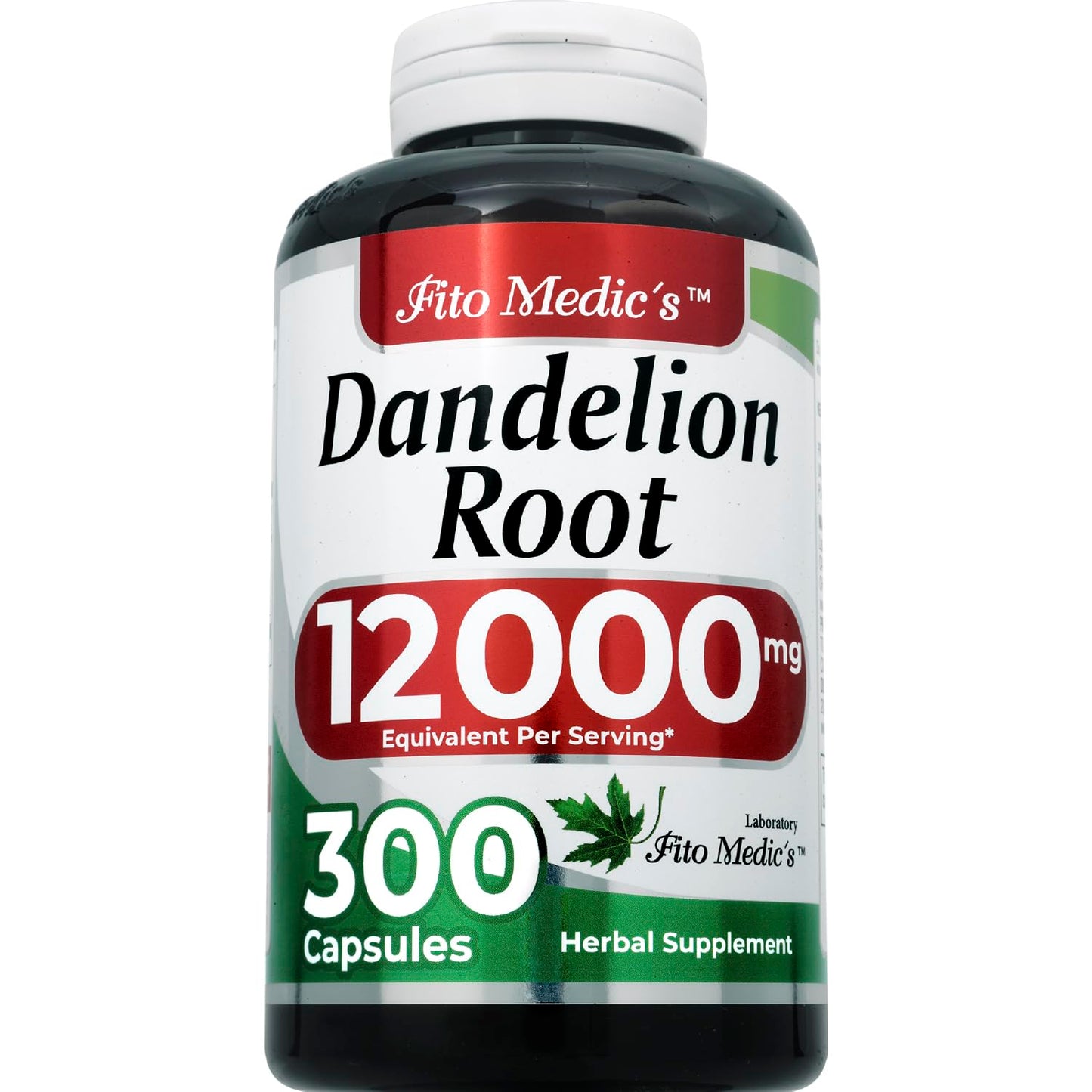FITO MEDIC'S Dandelion Root Capsules 300 Count