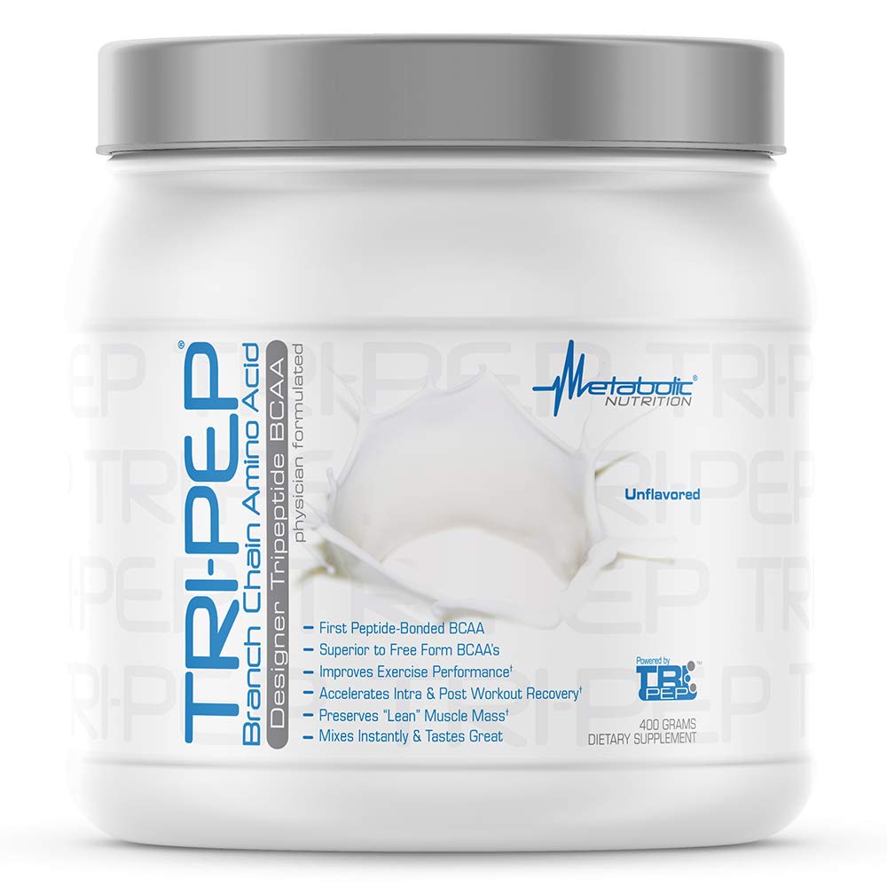 Metabolic Nutrition TRIPEP Tri-Peptide BCAA Powder, Unflavored, 14.1 oz