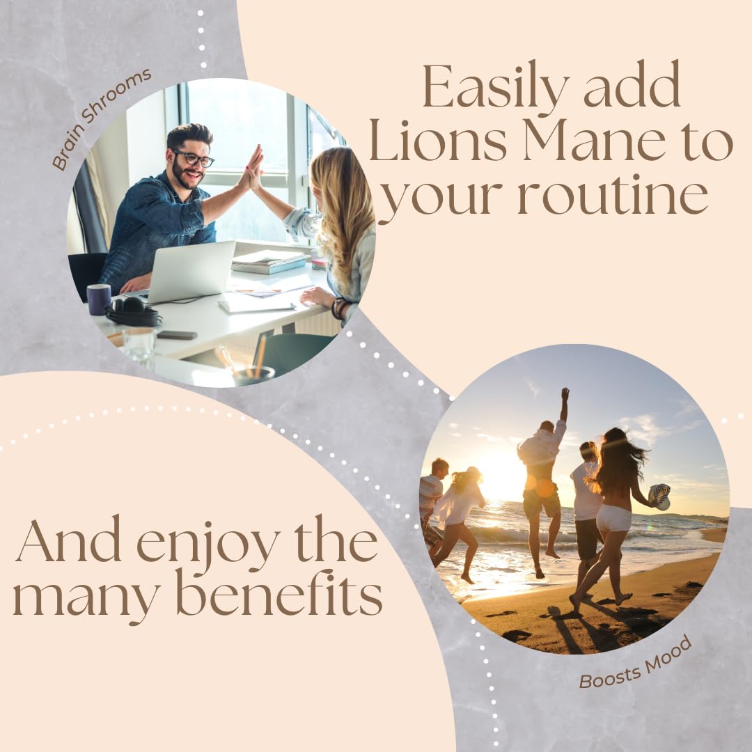 Research Labs Organic Lions Mane Supplement Capsules, 240 Capsules