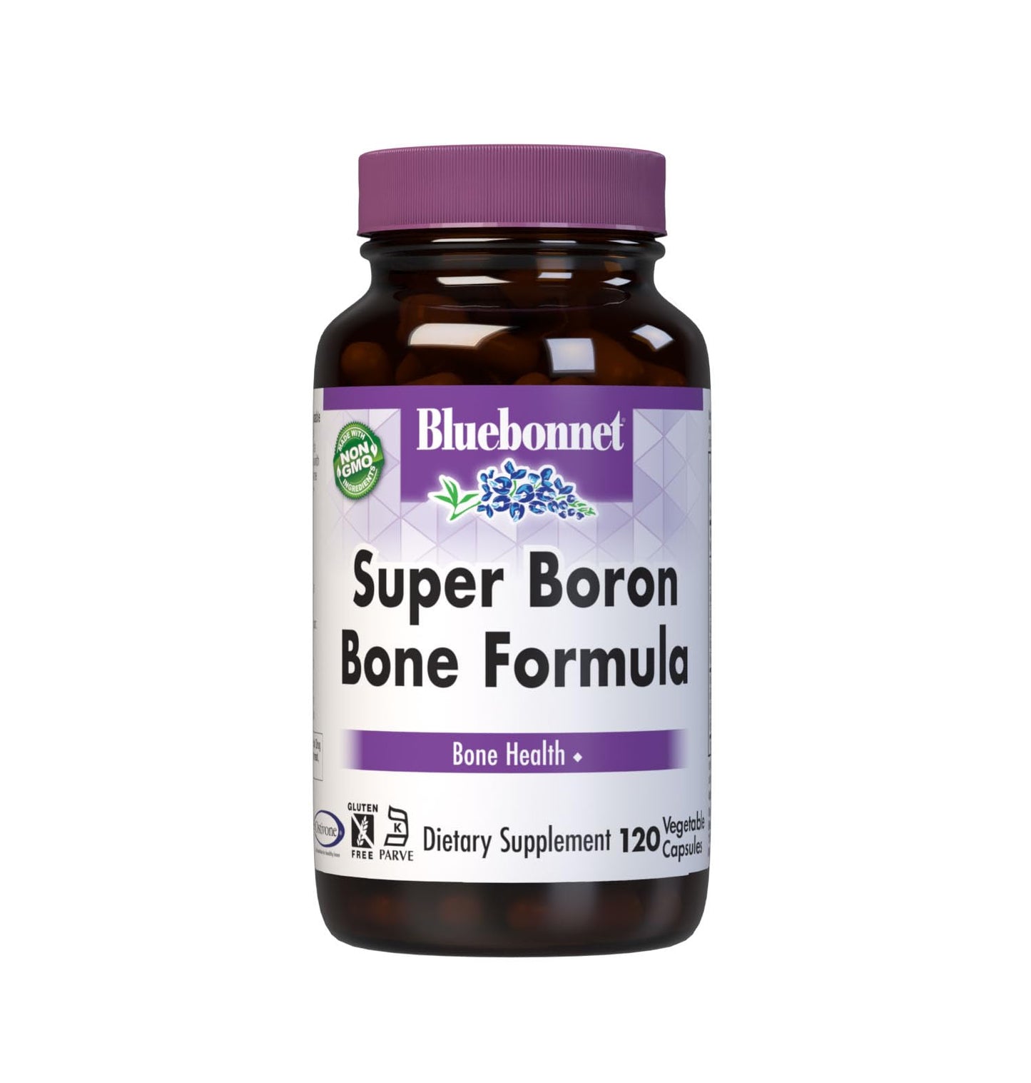 BlueBonnet Super Boron Bone Formula Vegetarian Capsules 120 Capsules