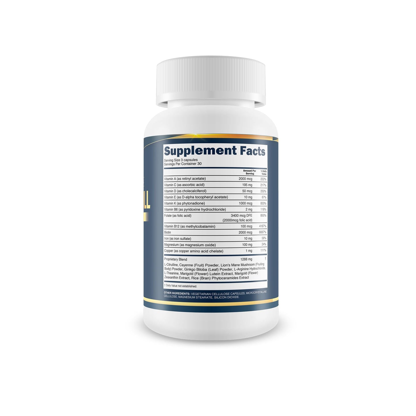 New Vibrations Nutrition Jellyfull Pro Max Capsule, 90 Count