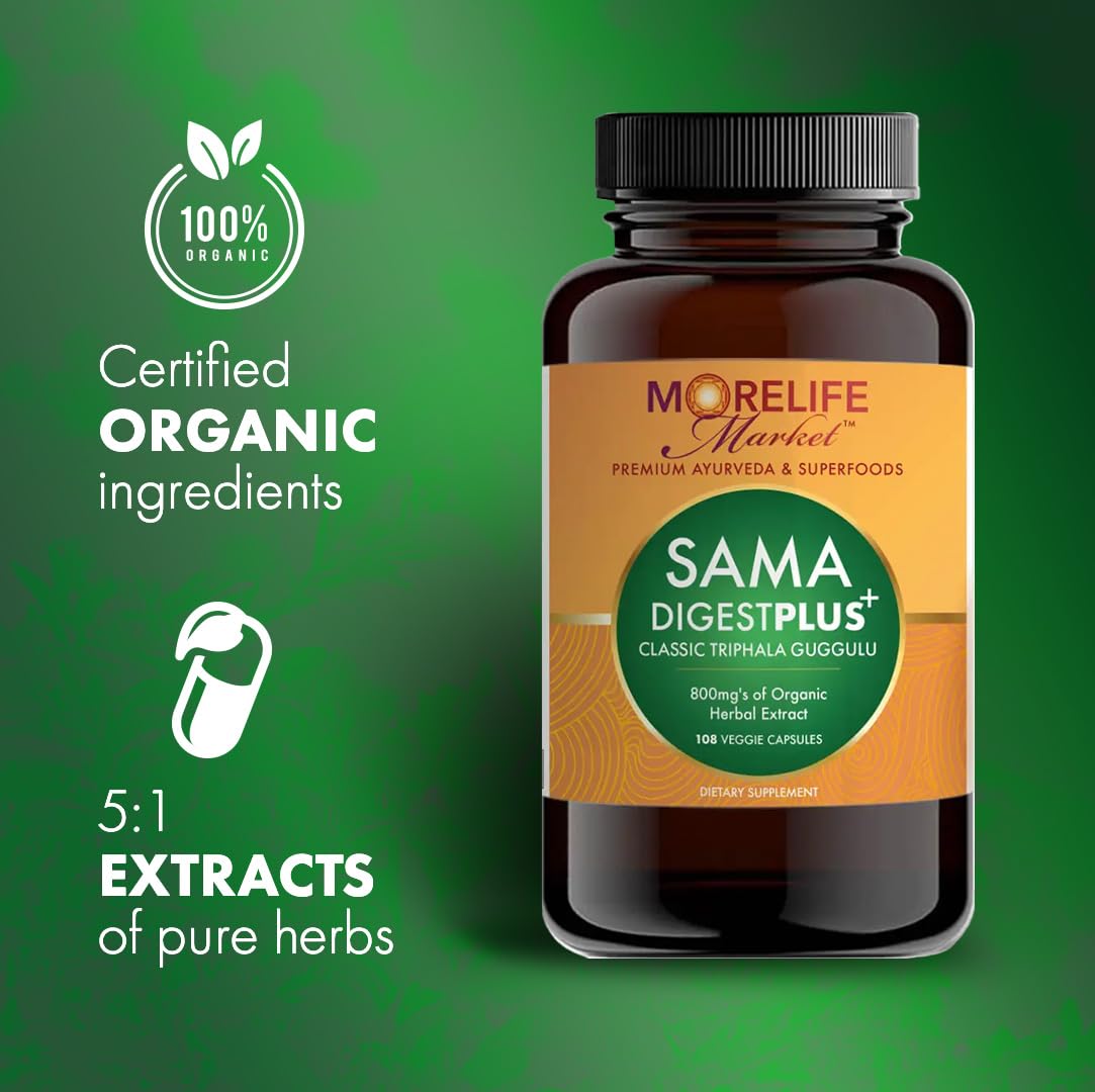 MoreLife Market Sama Digest Plus+ Capsules 108 Count