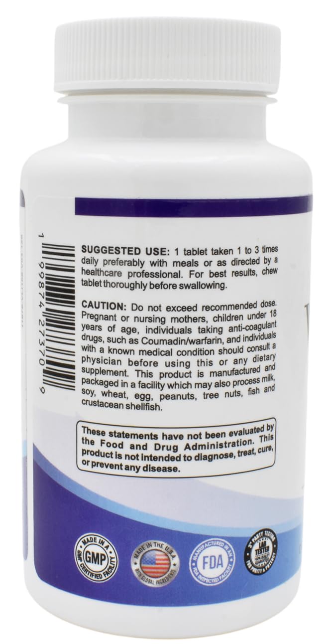 PRIMAL RESOURCE Vitamin D3 + K2 Tablet 120