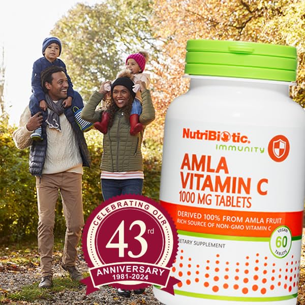 NutriBiotic Amla Vitamin C Tablet, 60 Tablets