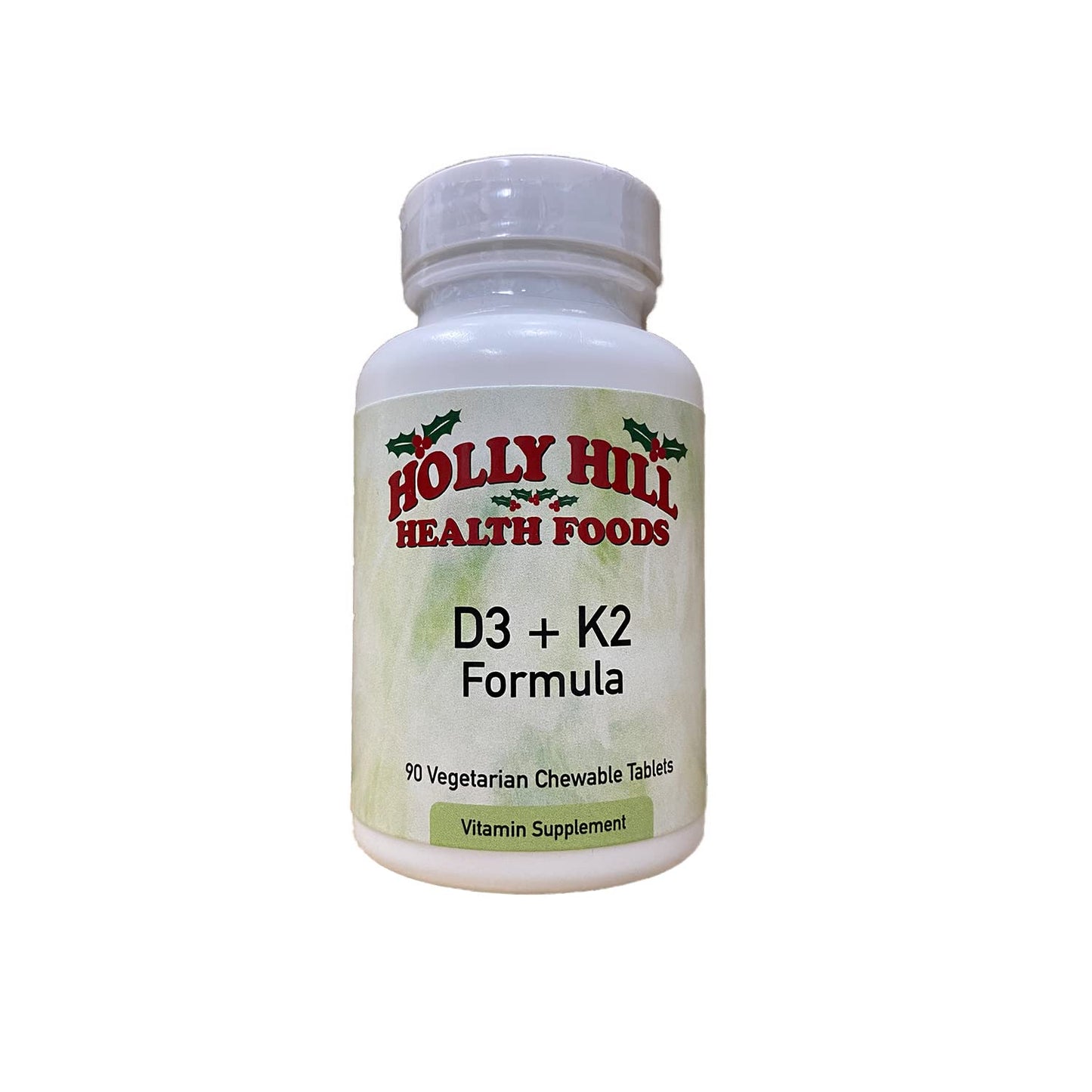 Holly Hill Health Foods D3 + K2 Formula, 90 Tablets