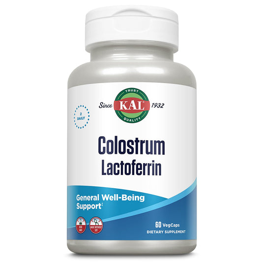 KAL Colostrum Lactoferrin, 20% Immunoglobulins Capsules 60 Count