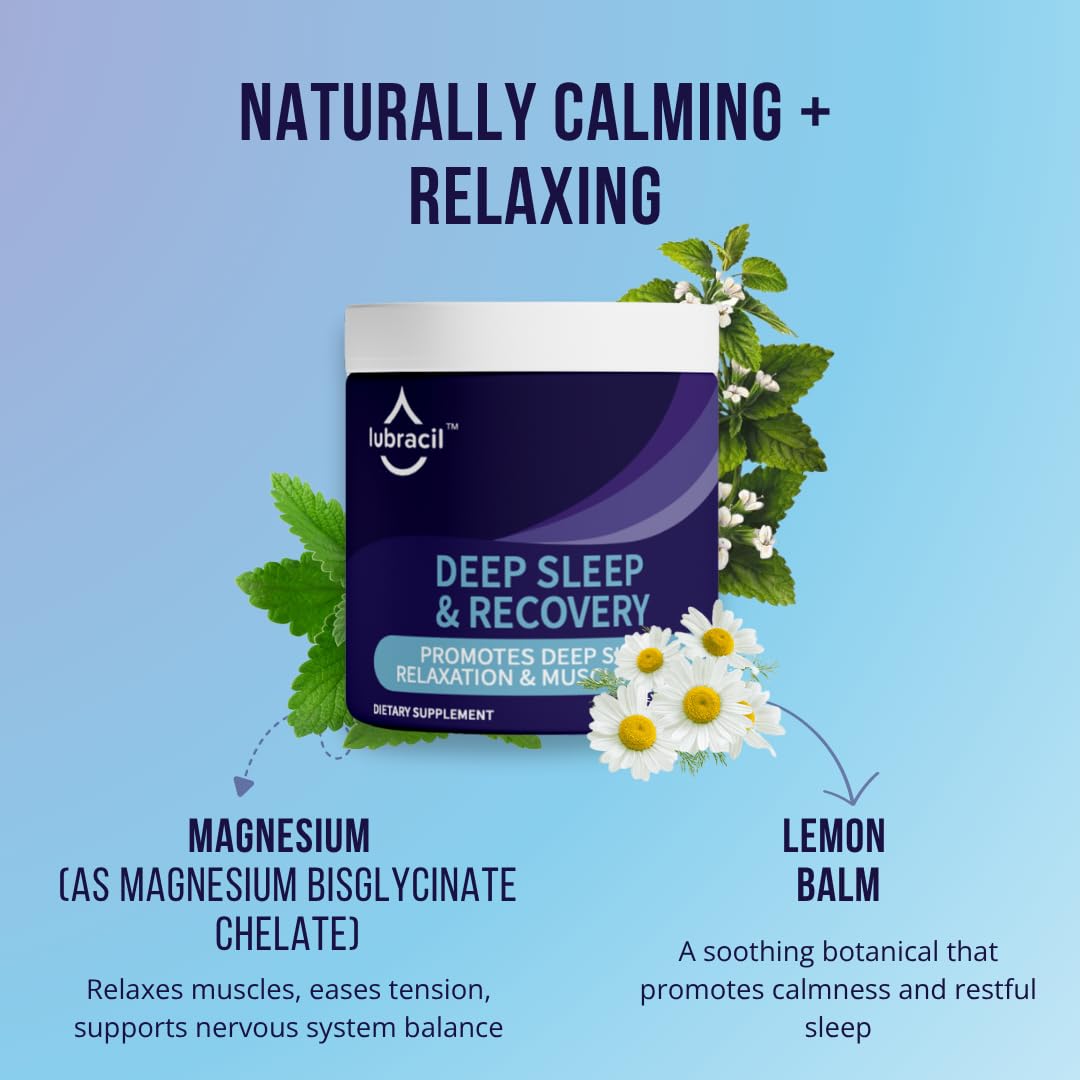 Lubracil Bedtime Wellness for Women Daily Use Formula Capsules 90 Count
