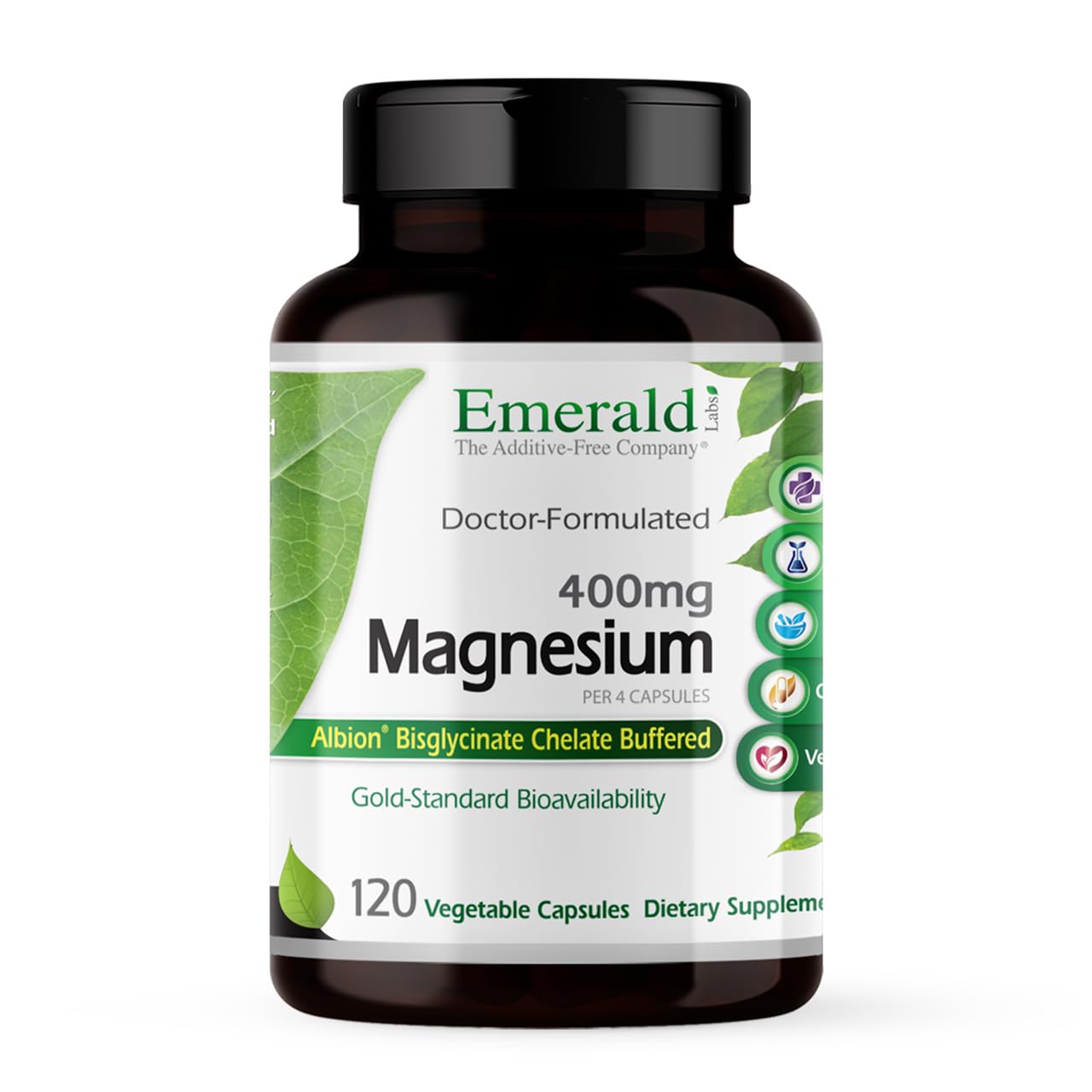 Emerald Labs Magnesium 400mg Capsule 120