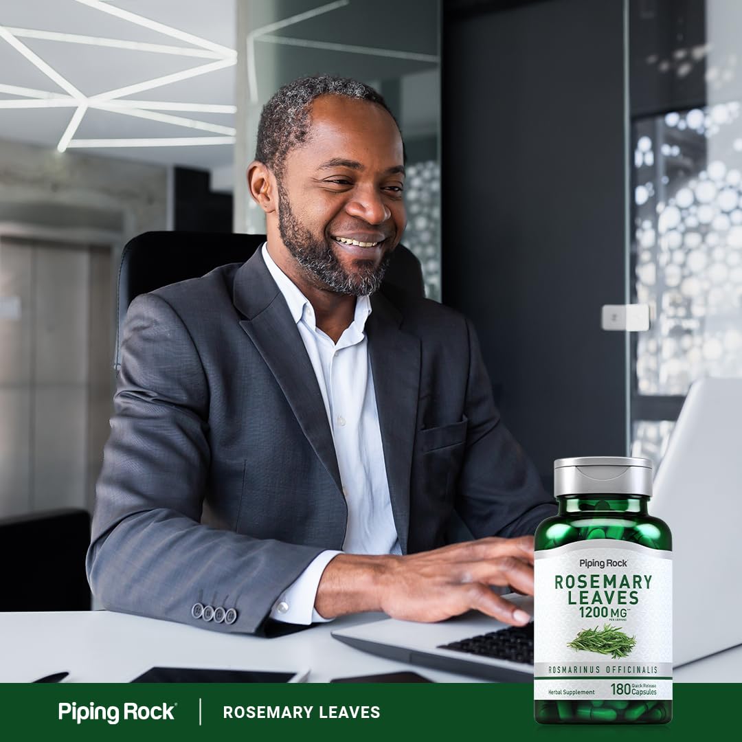 Piping Rock Rosemary Leaves Capsules 180 Count