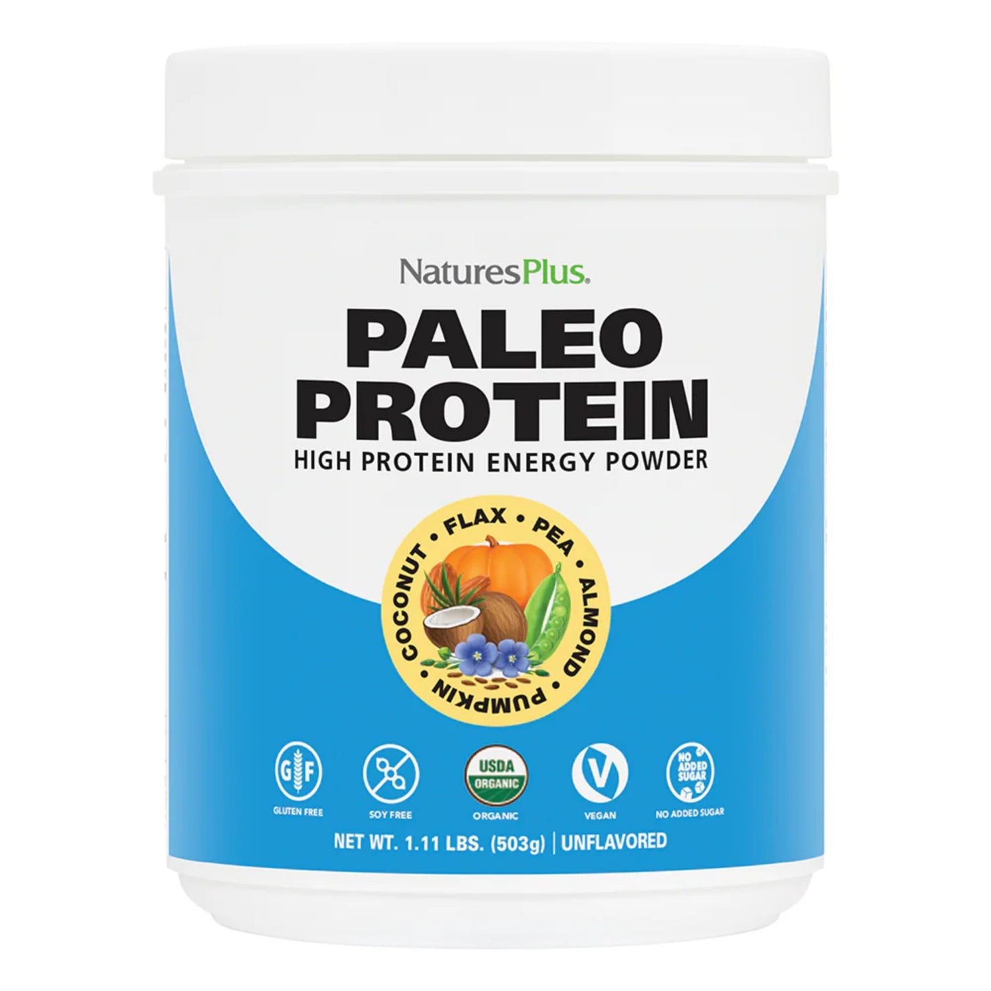 Nature's Plus Organic Paleo Protein Powder 15 Servings