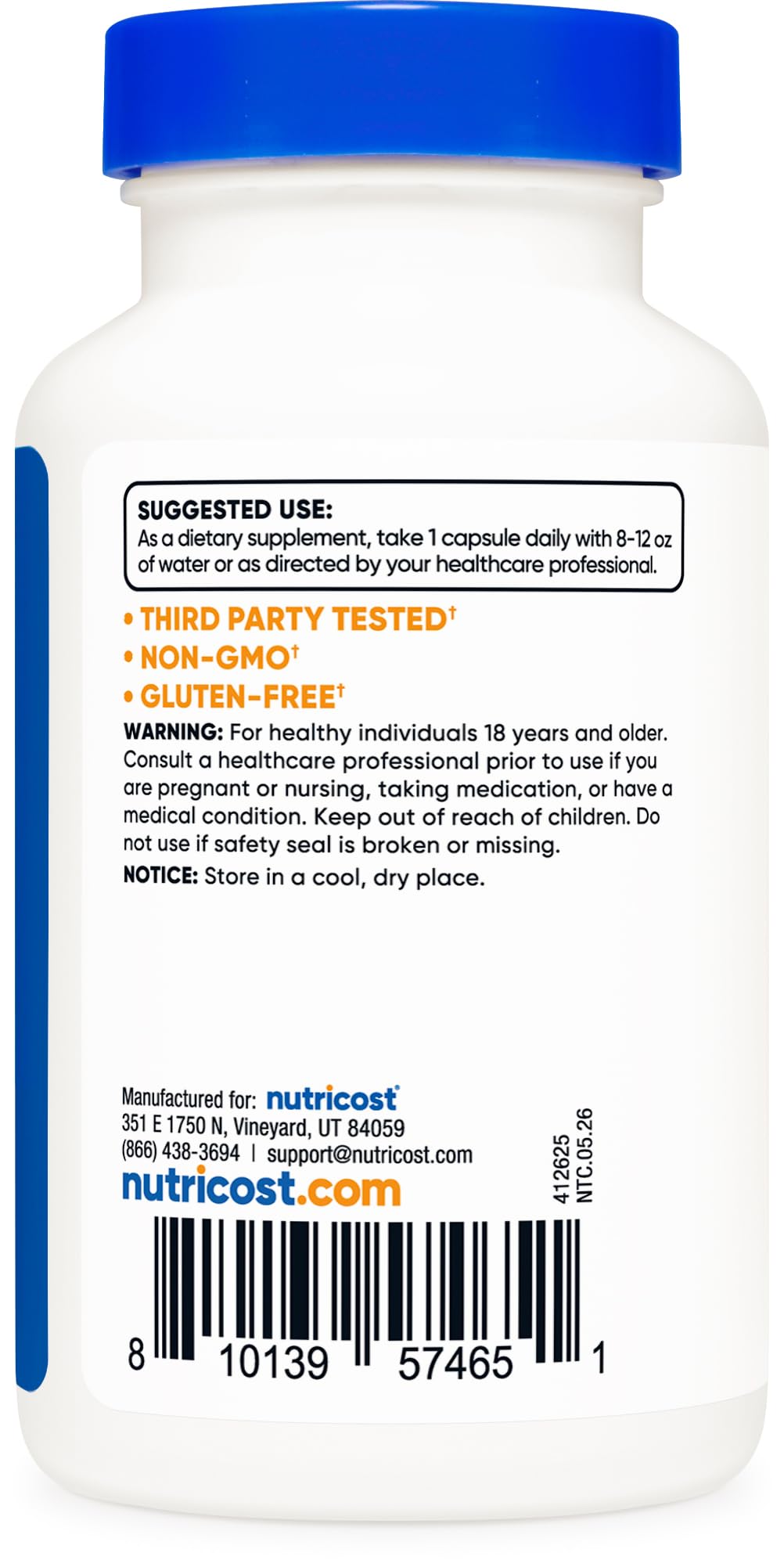 Nutricost Egg Shell Membrane 500mg Per Serving, 120 Capsules