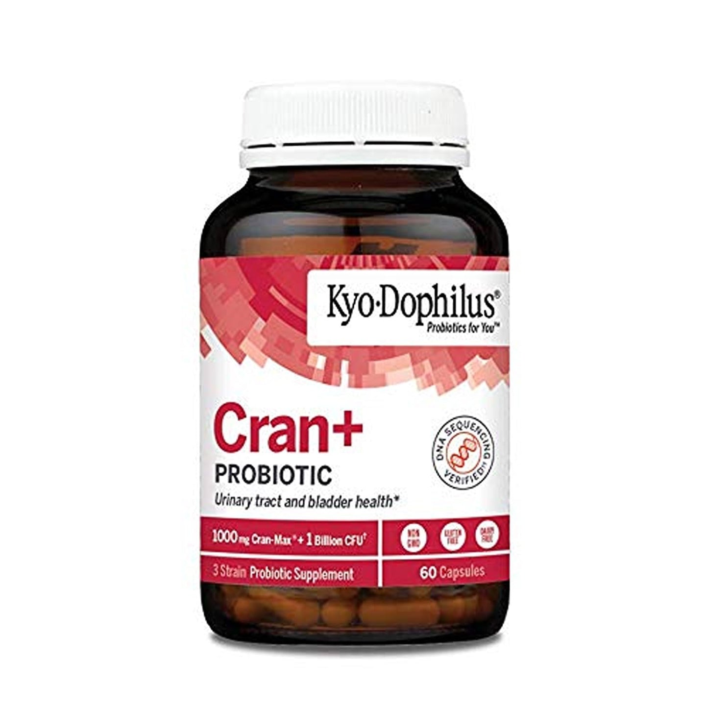 Kyolic Kyo-Dophilus Cran+ Probiotic, Urinary Tract and Bladder Health* 60 Capsules