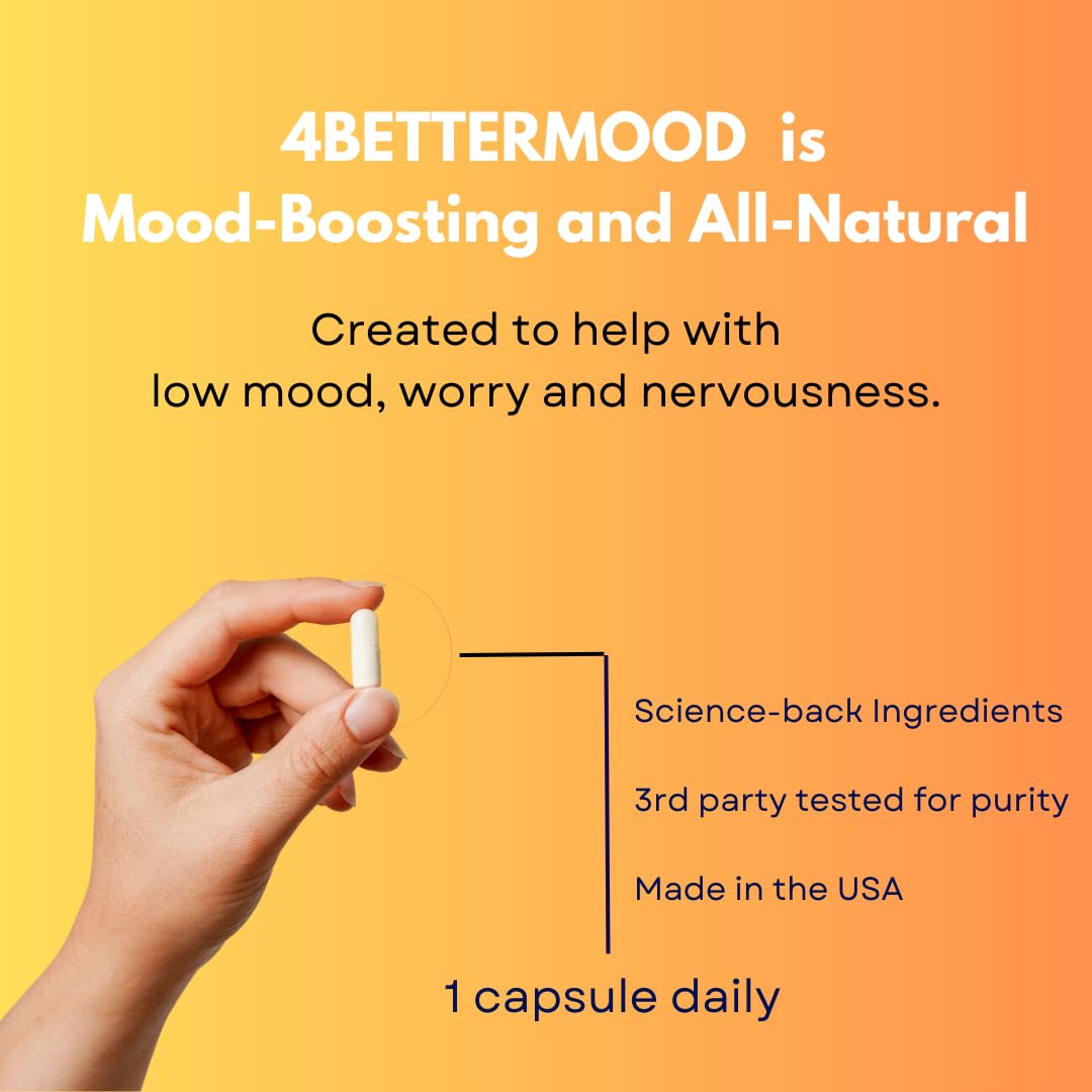 4BETTERMOOD Positivity & Stamina Capsule 60 Capsules