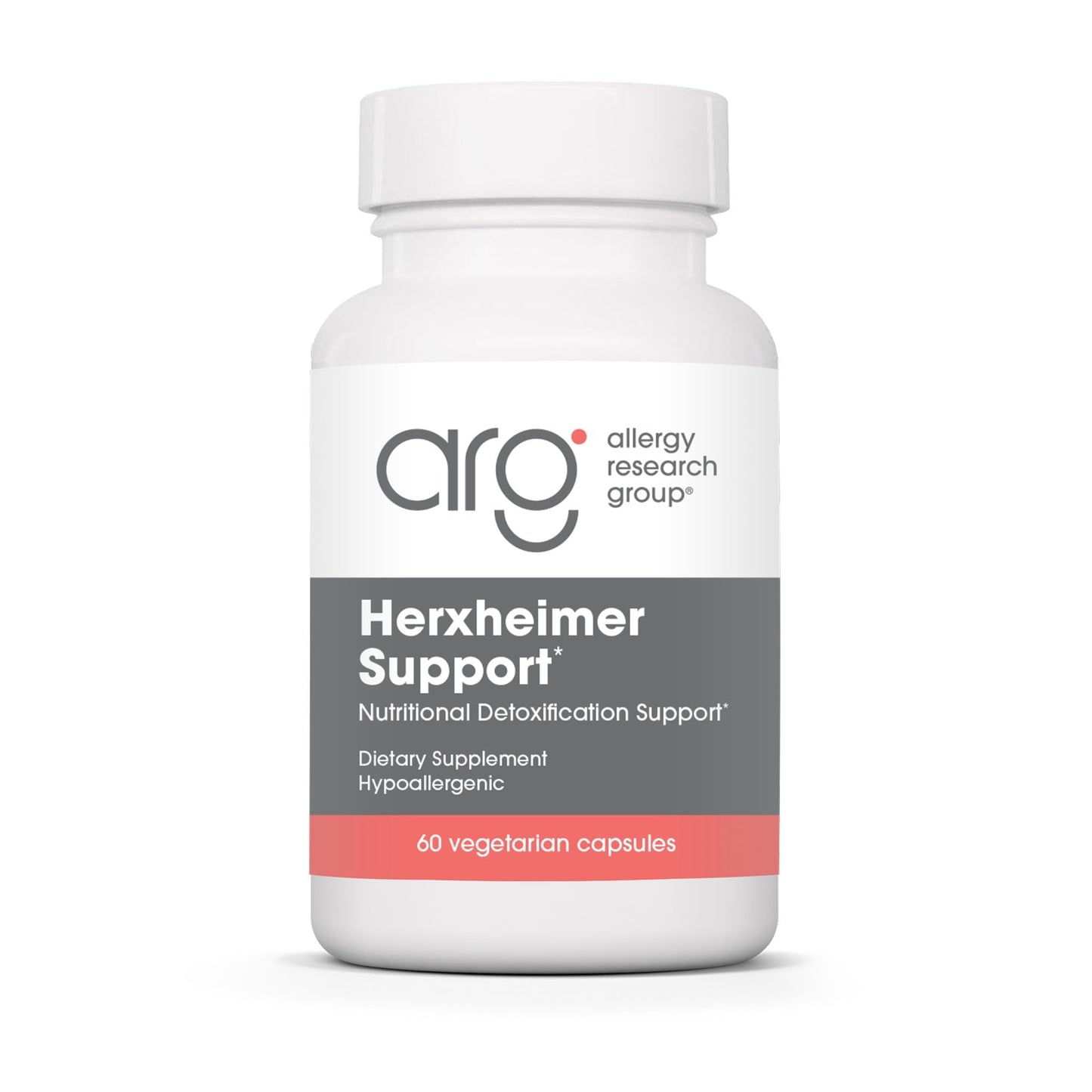 Allergy Research Group Herxheimer Support - Turmeric Boswellia Supplement with CurcuWIN, Curcuminoids and Pure Boswellia Extract for Women & Men, Detox and Cleanse Support, 60 Vegetarian Capsules