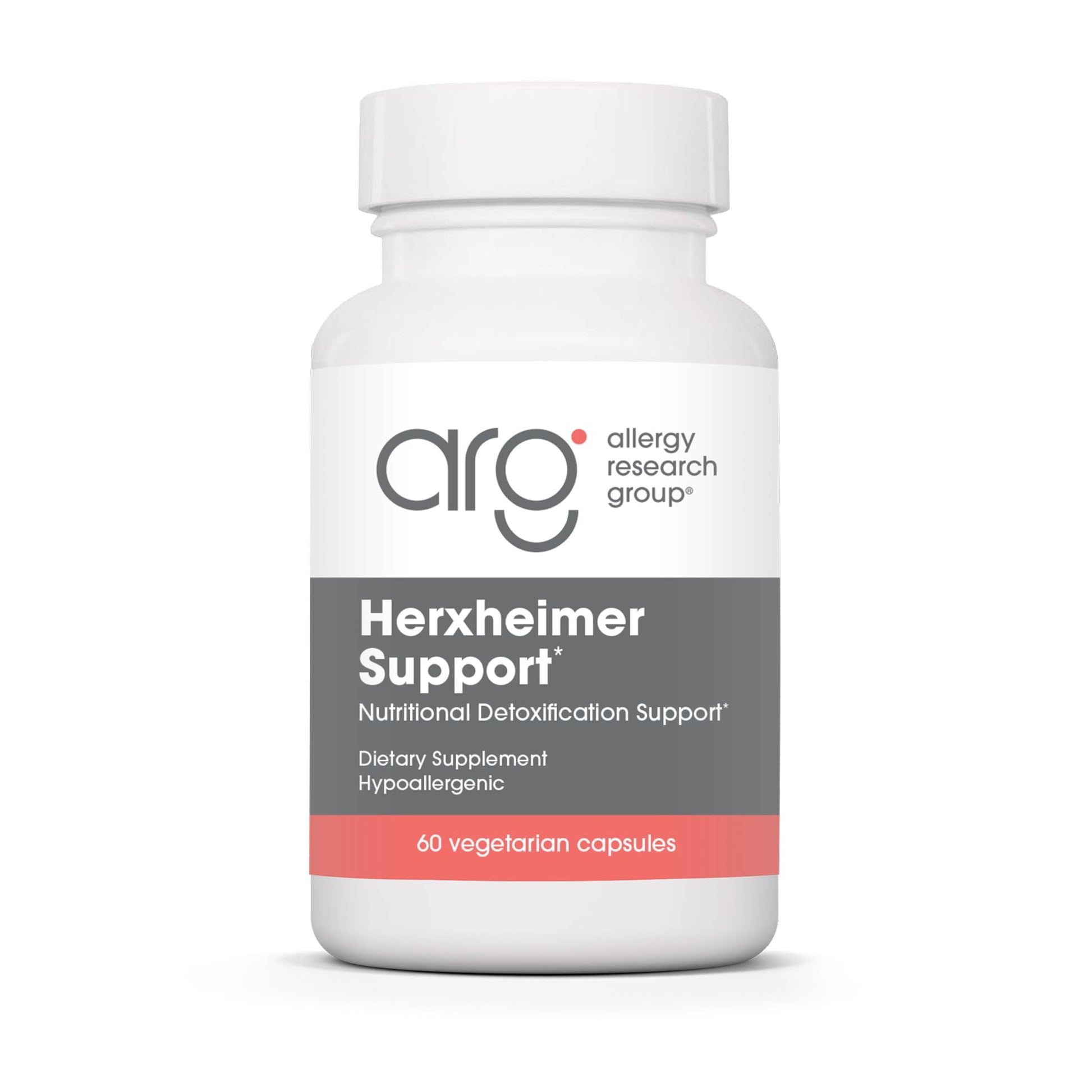 Allergy Research Group Herxheimer Support - Turmeric Boswellia Supplement with CurcuWIN, Curcuminoids and Pure Boswellia Extract for Women & Men, Detox and Cleanse Support, 60 Vegetarian Capsules