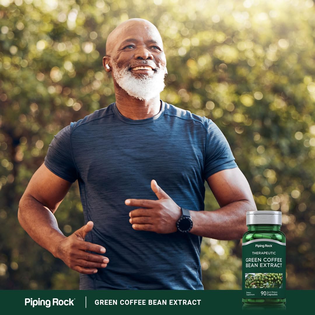 Piping Rock Green Coffee Bean Extract Capsules, 90 Count