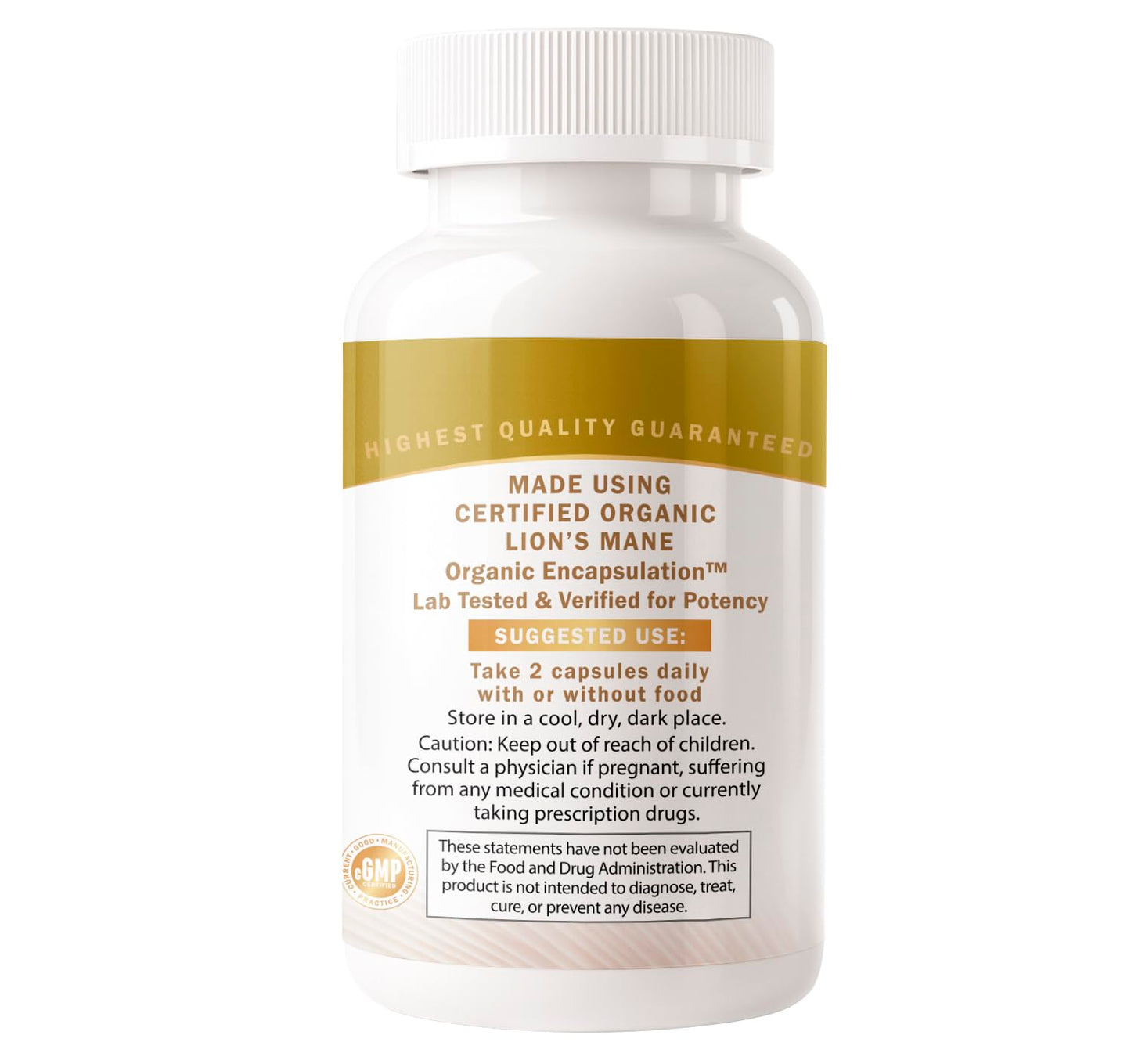 Espure Organic Lion's Mane Capsules 60 Count